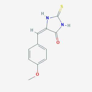 molecular formula C11H10N2O2S B420733 5-(4-Methoxybenzylidene)-2-thioxo-4-imidazolidinone 