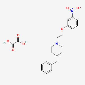 4-benzyl-1-[2-(3-nitrophenoxy)ethyl]piperidine oxalate