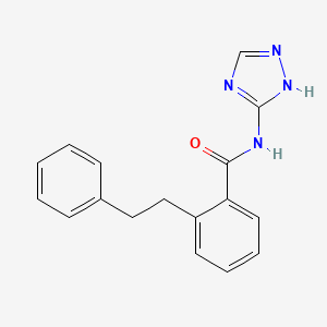 2-(2-phenylethyl)-N-4H-1,2,4-triazol-3-ylbenzamide