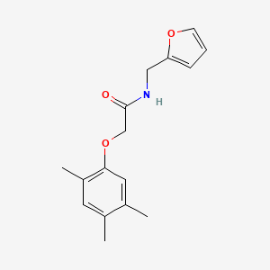 N-(2-furylmethyl)-2-(2,4,5-trimethylphenoxy)acetamide