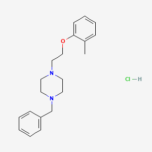 1-benzyl-4-[2-(2-methylphenoxy)ethyl]piperazine hydrochloride