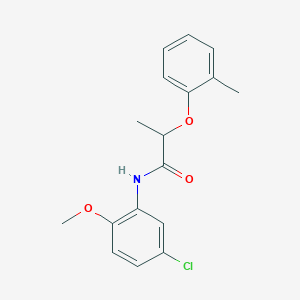 N-(5-chloro-2-methoxyphenyl)-2-(2-methylphenoxy)propanamide