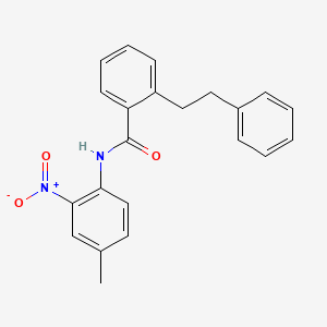 N-(4-methyl-2-nitrophenyl)-2-(2-phenylethyl)benzamide