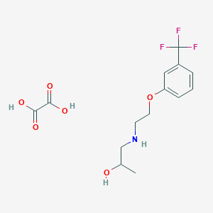 Oxalic acid;1-[2-[3-(trifluoromethyl)phenoxy]ethylamino]propan-2-ol