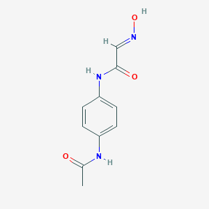 molecular formula C10H11N3O3 B420752 N-[4-(acetylamino)phenyl]-2-(hydroxyimino)acetamide 