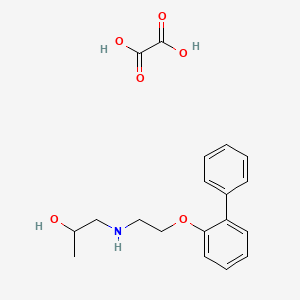 1-{[2-(2-biphenylyloxy)ethyl]amino}-2-propanol ethanedioate (salt)