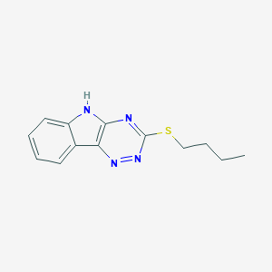 molecular formula C13H14N4S B420758 2-Butylsulfanyl-9H-1,3,4,9-tetraaza-fluorene 