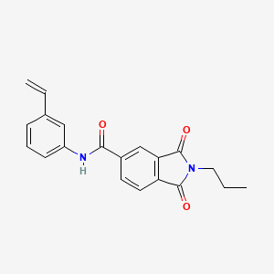 N-(3-ethenylphenyl)-1,3-dioxo-2-propyl-2,3-dihydro-1H-isoindole-5-carboxamide