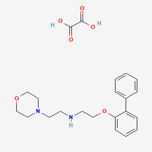 2-morpholin-4-yl-N-[2-(2-phenylphenoxy)ethyl]ethanamine;oxalic acid