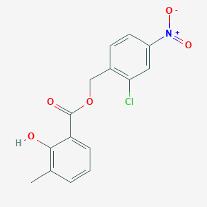 2-chloro-4-nitrobenzyl 2-hydroxy-3-methylbenzoate