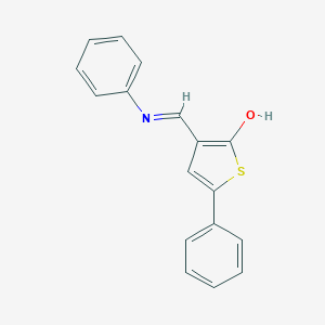 molecular formula C17H13NOS B420776 3-(anilinomethylene)-5-phenyl-2(3H)-thiophenone 