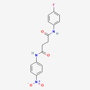 N~1~-(4-Fluorophenyl)-N~4~-(4-nitrophenyl)succinamide