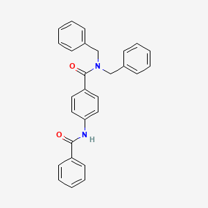 4-(Benzoylamino)-N~1~,N~1~-dibenzylbenzamide