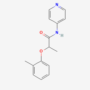 2-(2-methylphenoxy)-N-4-pyridinylpropanamide