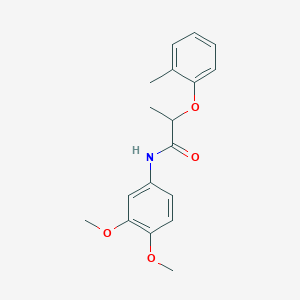 N-(3,4-dimethoxyphenyl)-2-(2-methylphenoxy)propanamide