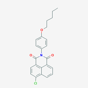 6-chloro-2-[4-(pentyloxy)phenyl]-1H-benzo[de]isoquinoline-1,3(2H)-dione