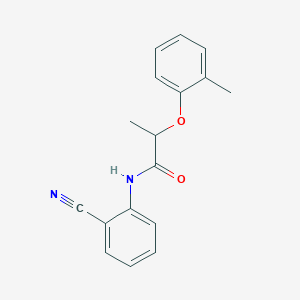 N-(2-cyanophenyl)-2-(2-methylphenoxy)propanamide