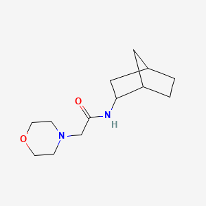 molecular formula C13H22N2O2 B4207954 N-bicyclo[2.2.1]hept-2-yl-2-(4-morpholinyl)acetamide 