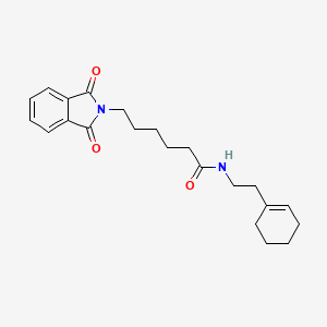 N-[2-(1-cyclohexen-1-yl)ethyl]-6-(1,3-dioxo-1,3-dihydro-2H-isoindol-2-yl)hexanamide