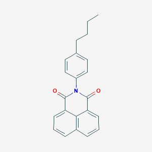 molecular formula C22H19NO2 B420809 2-(4-Butyl-phenyl)-benzo[de]isoquinoline-1,3-dione 