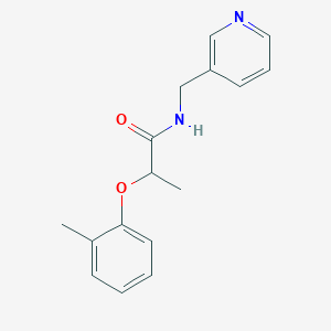 2-(2-methylphenoxy)-N-(3-pyridinylmethyl)propanamide