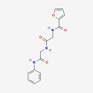 N~2~-{2-[(2-Anilino-2-oxoethyl)amino]-2-oxoethyl}-2-furamide