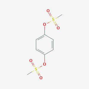 molecular formula C8H10O6S2 B420815 4-[(Methylsulfonyl)oxy]phenyl methanesulfonate 