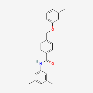 N~1~-(3,5-Dimethylphenyl)-4-[(3-methylphenoxy)methyl]benzamide