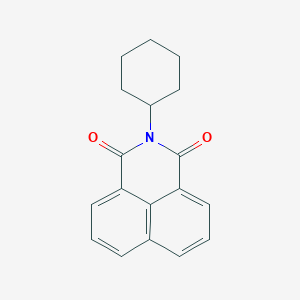 molecular formula C18H17NO2 B420818 2-cyclohexyl-1H-benzo[de]isoquinoline-1,3(2H)-dione 
