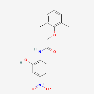 2-(2,6-dimethylphenoxy)-N-(2-hydroxy-4-nitrophenyl)acetamide