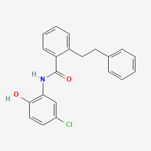 N-(5-chloro-2-hydroxyphenyl)-2-(2-phenylethyl)benzamide