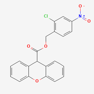 2-chloro-4-nitrobenzyl 9H-xanthene-9-carboxylate