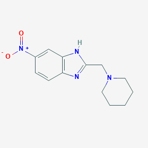 5-nitro-2-(piperidin-1-ylmethyl)-1H-benzimidazole