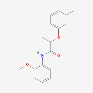 N-(2-methoxyphenyl)-2-(3-methylphenoxy)propanamide