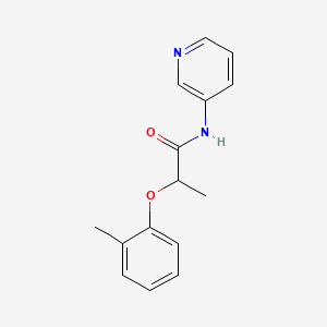 2-(2-methylphenoxy)-N-pyridin-3-ylpropanamide