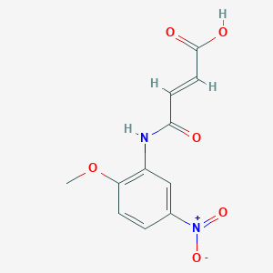 4-{5-Nitro-2-methoxyanilino}-4-oxo-2-butenoic acid