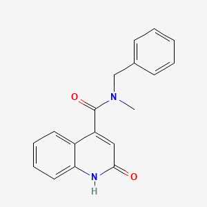 N-benzyl-2-hydroxy-N-methyl-4-quinolinecarboxamide