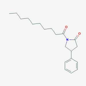 molecular formula C20H29NO2 B420898 1-Decanoyl-4-phenyl-pyrrolidin-2-one 