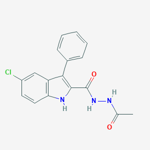 N'-acetyl-5-chloro-3-phenyl-1H-indole-2-carbohydrazide