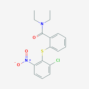 2-[(2-Chloro-6-nitrophenyl)sulfanyl]-N~1~,N~1~-diethylbenzamide