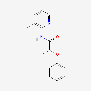 molecular formula C15H16N2O2 B4209031 N-(3-methyl-2-pyridinyl)-2-phenoxypropanamide 