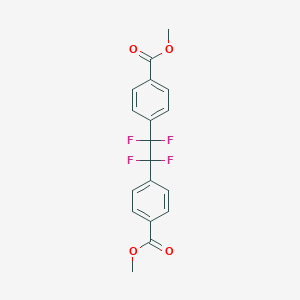 molecular formula C18H14F4O4 B420913 Dimethyl 4,4'-(1,1,2,2-tetrafluoroethane-1,2-diyl)dibenzoate 