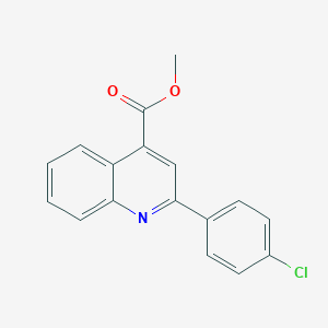 molecular formula C17H12ClNO2 B420922 2-(4-氯苯基)喹啉-4-甲酸甲酯 CAS No. 80221-37-0