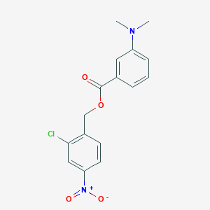 2-chloro-4-nitrobenzyl 3-(dimethylamino)benzoate