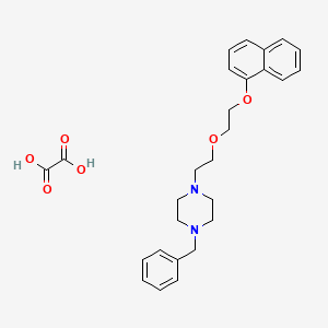 1-benzyl-4-{2-[2-(1-naphthyloxy)ethoxy]ethyl}piperazine oxalate