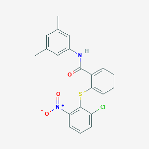 2-[(2-Chloro-6-nitrophenyl)sulfanyl]-N~1~-(3,5-dimethylphenyl)benzamide