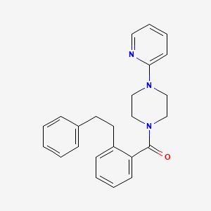 1-[2-(2-phenylethyl)benzoyl]-4-(2-pyridinyl)piperazine