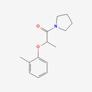 2-(2-Methylphenoxy)-1-pyrrolidin-1-ylpropan-1-one