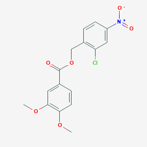 2-chloro-4-nitrobenzyl 3,4-dimethoxybenzoate