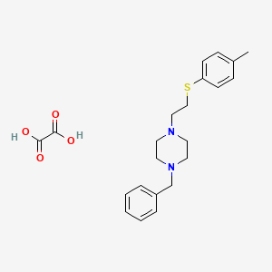 1-benzyl-4-{2-[(4-methylphenyl)thio]ethyl}piperazine oxalate